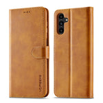 LC.IMEEKE Custodia per cellulare in pelle di vitello, For Samsung Galaxy A35 5G, For Samsung Galaxy A55 5G, For Samsung Galaxy S24+ 5G, For Samsung Galaxy S24 5G