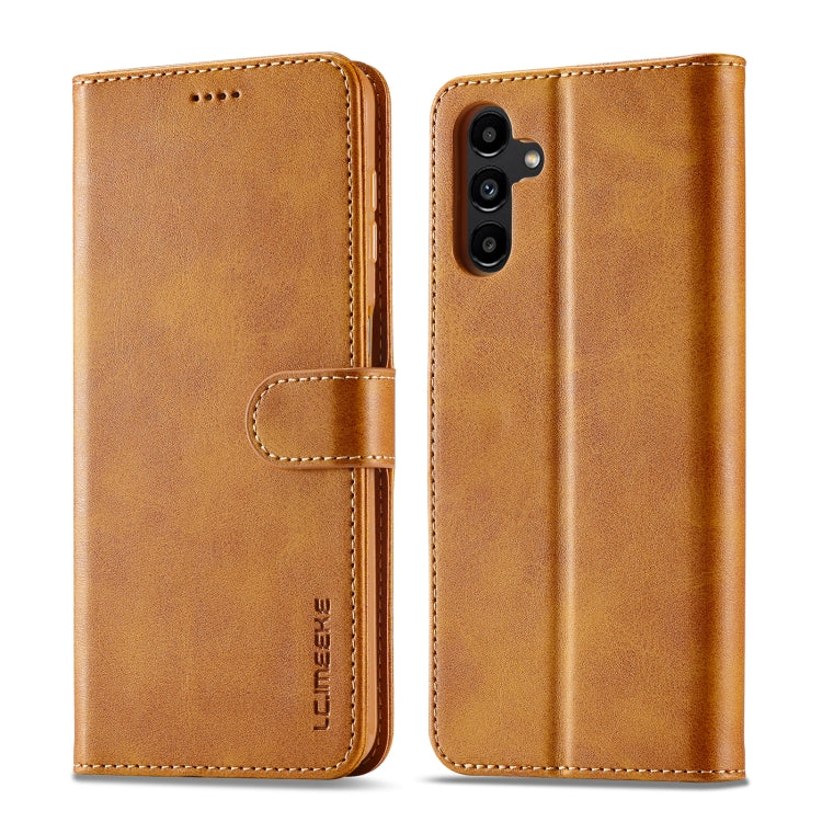 LC.IMEEKE Custodia per cellulare in pelle di vitello, For Samsung Galaxy A35 5G, For Samsung Galaxy A55 5G, For Samsung Galaxy S24+ 5G, For Samsung Galaxy S24 5G
