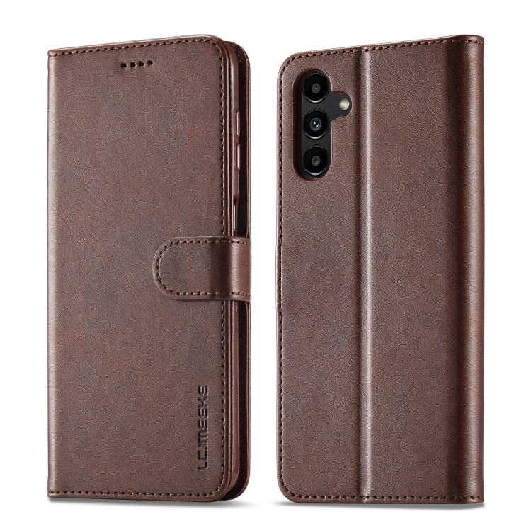 LC.IMEEKE Custodia per cellulare in pelle di vitello, For Samsung Galaxy A35 5G, For Samsung Galaxy A55 5G, For Samsung Galaxy S24+ 5G, For Samsung Galaxy S24 5G