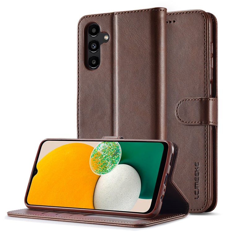 LC.IMEEKE Custodia per cellulare in pelle di vitello, For Samsung Galaxy A15 5G, For Samsung Galaxy A25