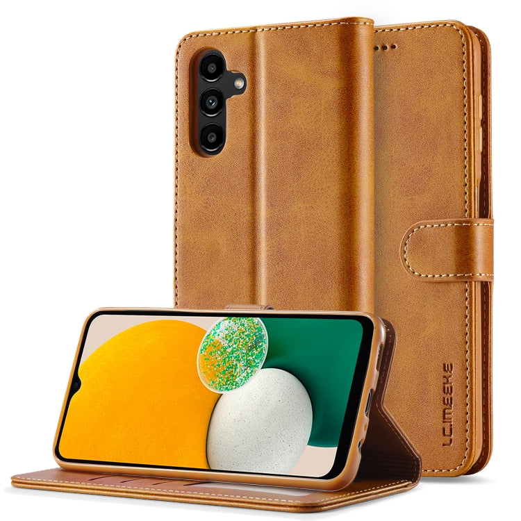 LC.IMEEKE Custodia per cellulare in pelle di vitello, For Samsung Galaxy A15 5G, For Samsung Galaxy A25