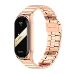 Cinturino per orologio in metallo con fibbia in bambù con cassa CS Mijobs, For Xiaomi Mi Band 8