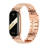 Cinturino per orologio in metallo con fibbia in bambù con cassa Mijobs Plus, For Xiaomi Mi Band 8