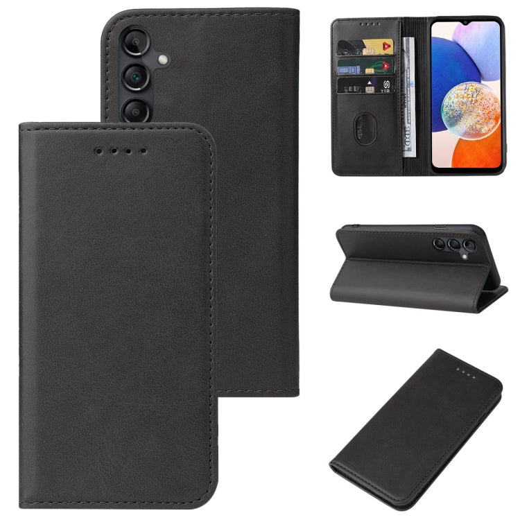 Custodia portafoglio in pelle con chiusura magnetica per Samsung