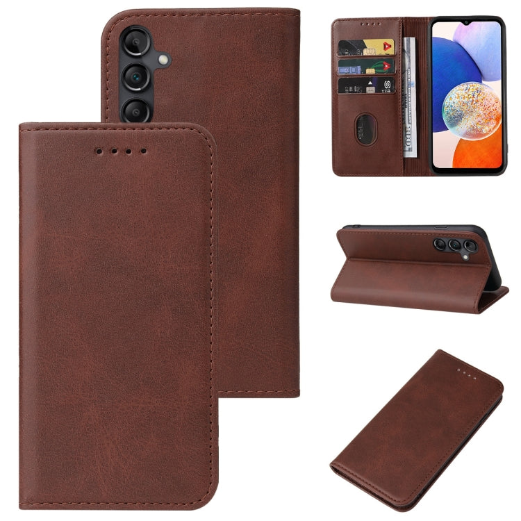 Custodia portafoglio in pelle con chiusura magnetica per Samsung