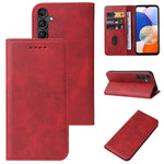 Custodia portafoglio in pelle con chiusura magnetica per Samsung
