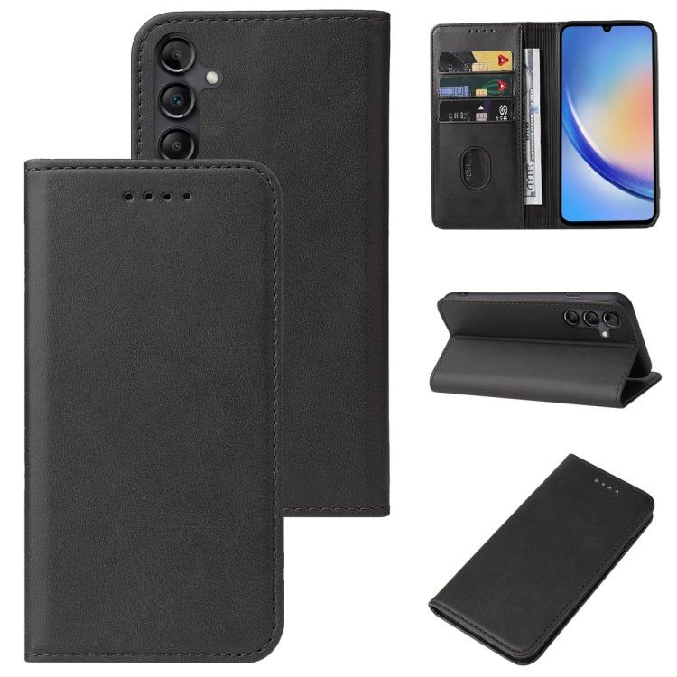 Custodia portafoglio in pelle con chiusura magnetica Samsung
