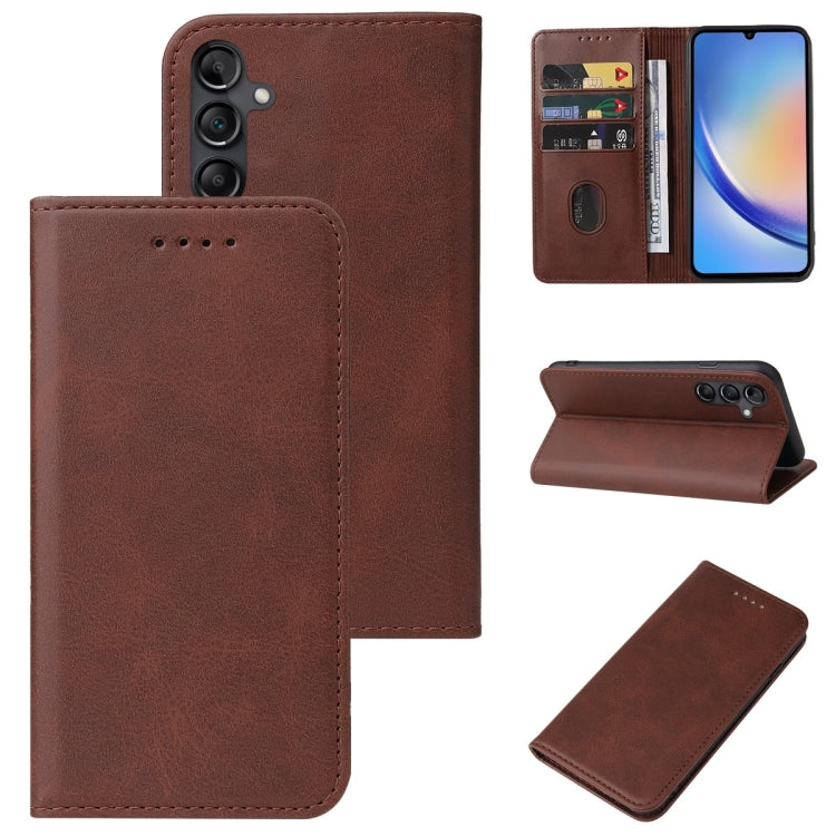 Custodia portafoglio in pelle con chiusura magnetica Samsung