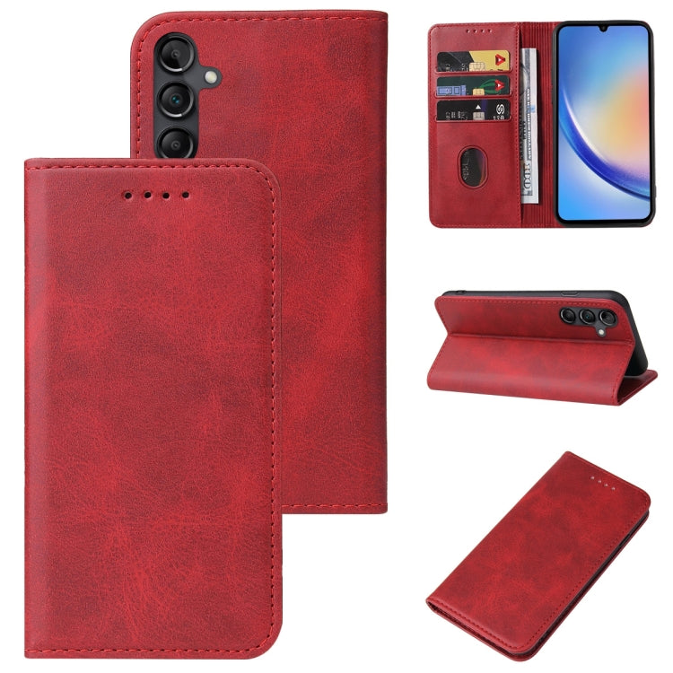Custodia portafoglio in pelle con chiusura magnetica Samsung