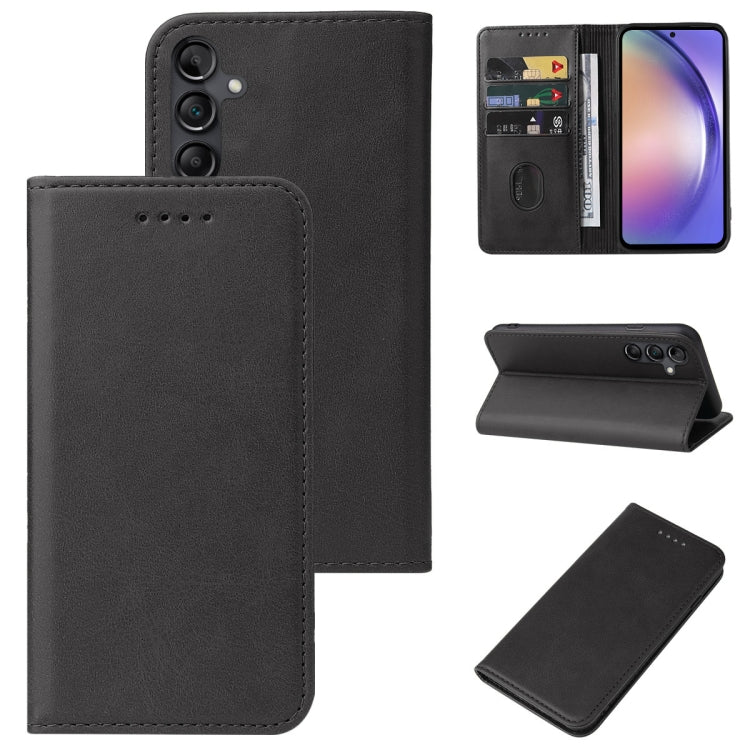 Custodia portafoglio in pelle con chiusura magnetica per Samsung