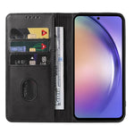 Custodia portafoglio in pelle con chiusura magnetica per Samsung