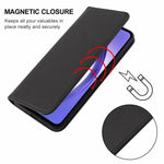 Custodia portafoglio in pelle con chiusura magnetica per Samsung