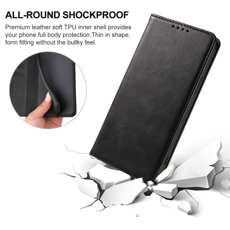 Custodia portafoglio in pelle con chiusura magnetica per Samsung