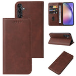 Custodia portafoglio in pelle con chiusura magnetica per Samsung