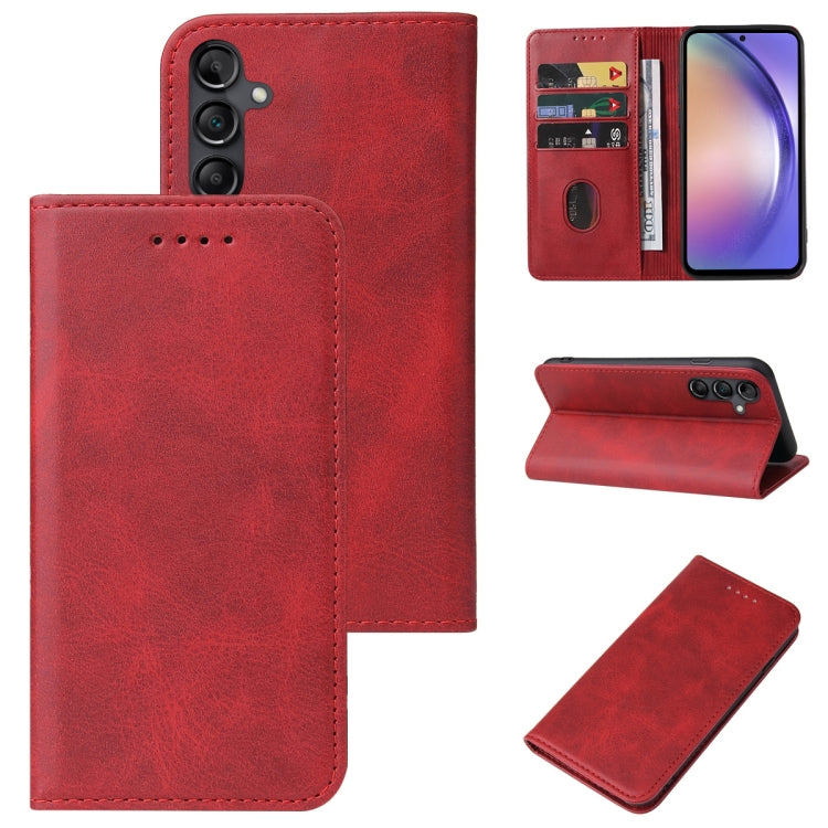 Custodia portafoglio in pelle con chiusura magnetica per Samsung