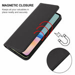 Custodia portafoglio in pelle con chiusura magnetica Samsung
