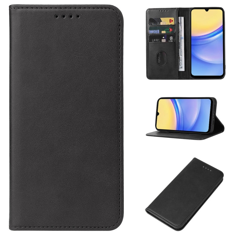 Custodia in pelle con chiusura magnetica per Samsung Galaxy S24 U