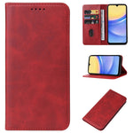 Custodia in pelle con chiusura magnetica per Samsung Galaxy S24 U