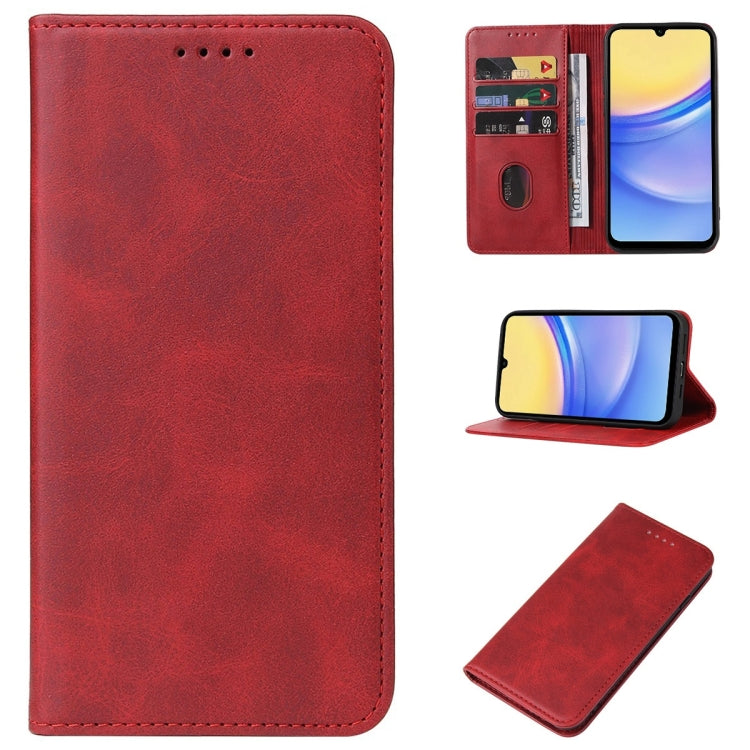 Custodia in pelle con chiusura magnetica per Samsung Galaxy S24 U