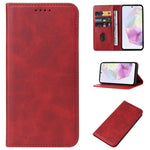 Custodia in pelle con chiusura magnetica per Samsung Galaxy S24 U