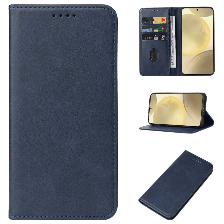 Custodia in pelle con chiusura magnetica per Samsung Galaxy S24 U