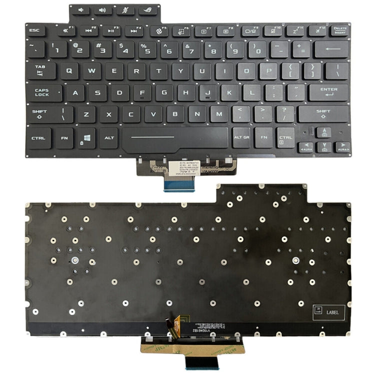 US Version Backlit Laptop Keyboard For ASUS ROG G14 Zephyrus GA401 GA401I