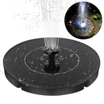 Pompa per fontana solare con luce LED, Fountain Pump with LED Light
