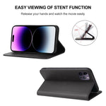 Custodia per telefono in pelle con chiusura magnetica, For iPhone 15 Pro Max, For iPhone 15 Pro, For iPhone 15 Plus, For iPhone 15