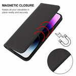 Custodia per telefono in pelle con chiusura magnetica, For iPhone 15 Pro Max, For iPhone 15 Pro, For iPhone 15 Plus, For iPhone 15