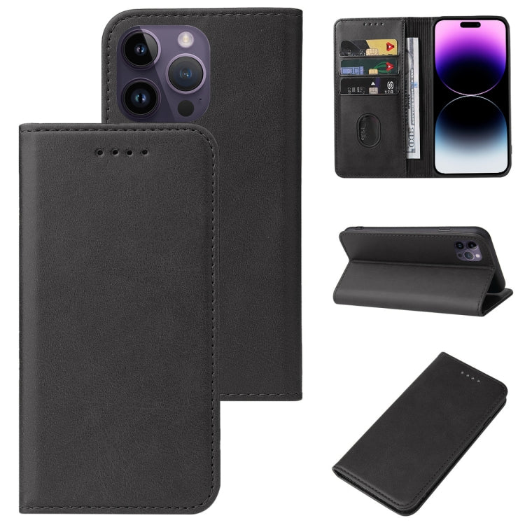 Custodia per telefono in pelle con chiusura magnetica, For iPhone 15 Pro Max, For iPhone 15 Pro, For iPhone 15 Plus, For iPhone 15