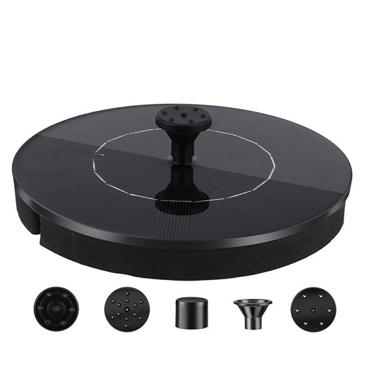 Pompa per fontana solare con luce LED, Fountain Pump with LED Light