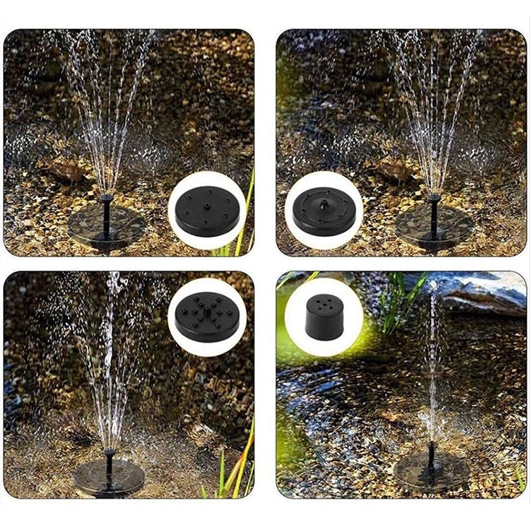 Pompa per fontana solare con luce LED, Fountain Pump with LED Light