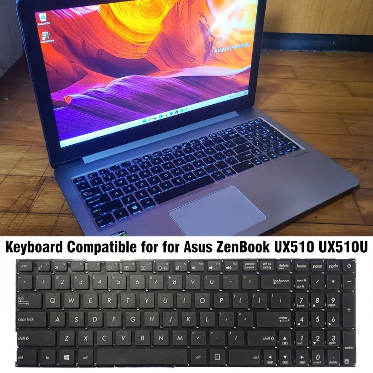 Tastiera per laptop versione USA, For Asus ZenBook UX510 UX510U UX510UA