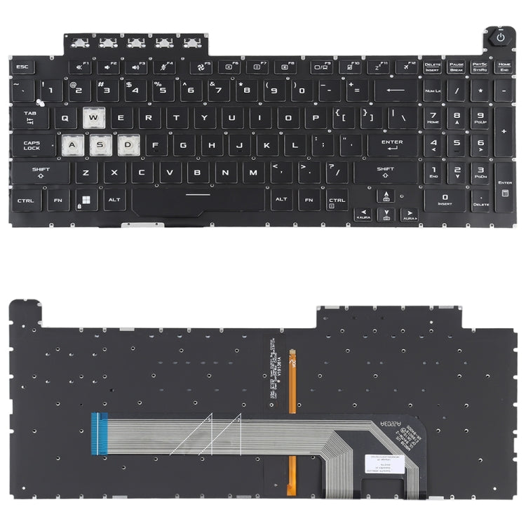 US Version Backlit Laptop Keyboard For Asus TUF Gaming F15 FX506 FA506