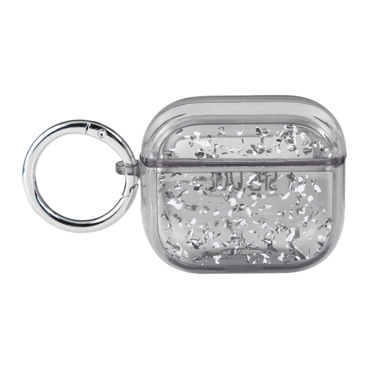 Custodia protettiva per auricolari Bluetooth in lamina d'argento epossidica, For AirPods Pro 2, For AirPods 3, For AirPods Pro