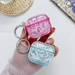 Custodia protettiva per auricolari Bluetooth in lamina d'argento epossidica, For AirPods Pro 2, For AirPods 3, For AirPods Pro
