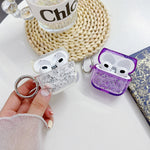 Custodia protettiva per auricolari Bluetooth in lamina d'argento epossidica, For AirPods Pro 2, For AirPods 3, For AirPods Pro