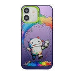 Cute Animal Pattern Series PC + Custodia per telefono in TPU, For iPhone 12, For iPhone 12 Pro Max