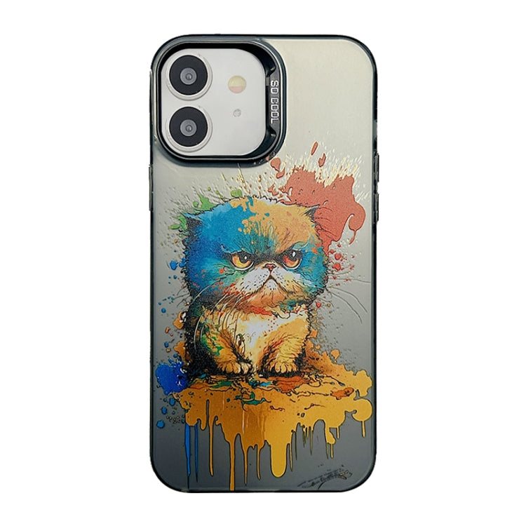 Cute Animal Pattern Series PC + Custodia per telefono in TPU, For iPhone 12, For iPhone 12 Pro Max