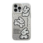Cute Animal Pattern Series PC + Custodia per telefono in TPU, For iPhone 12, For iPhone 12 Pro Max