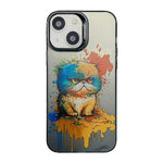 Cute Animal Pattern Series PC + Custodia per telefono in TPU, For iPhone 13 Pro, For iPhone 13