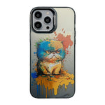 Cute Animal Pattern Series PC + Custodia per telefono in TPU, For iPhone 13 Pro, For iPhone 13