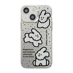 Cute Animal Pattern Series PC + Custodia per telefono in TPU, For iPhone 14, For iPhone 15 Pro Max