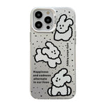 Cute Animal Pattern Series PC + Custodia per telefono in TPU, For iPhone 14, For iPhone 15 Pro Max