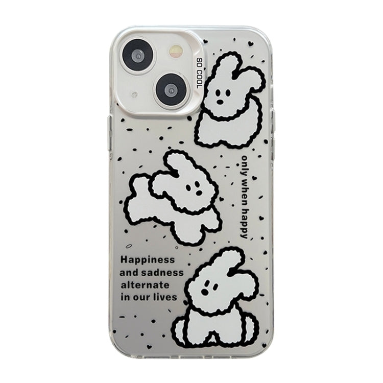 Cute Animal Pattern Series PC + Custodia per telefono in TPU, For iPhone 14 Pro Max, For iPhone 15 Plus