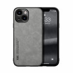Custodia per telefono posteriore in pelle magnetica Skin Feel, For iPhone 16 Pro, For iPhone 15 Pro Max, iPhone 15 Pro, For iPhone 15 Plus, For iPhone 15, For iPhone 14 Plus