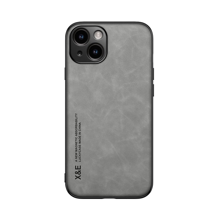 Custodia per telefono posteriore in pelle magnetica Skin Feel, For iPhone 14, For iPhone 14 Pro, For iPhone 14 Pro Max