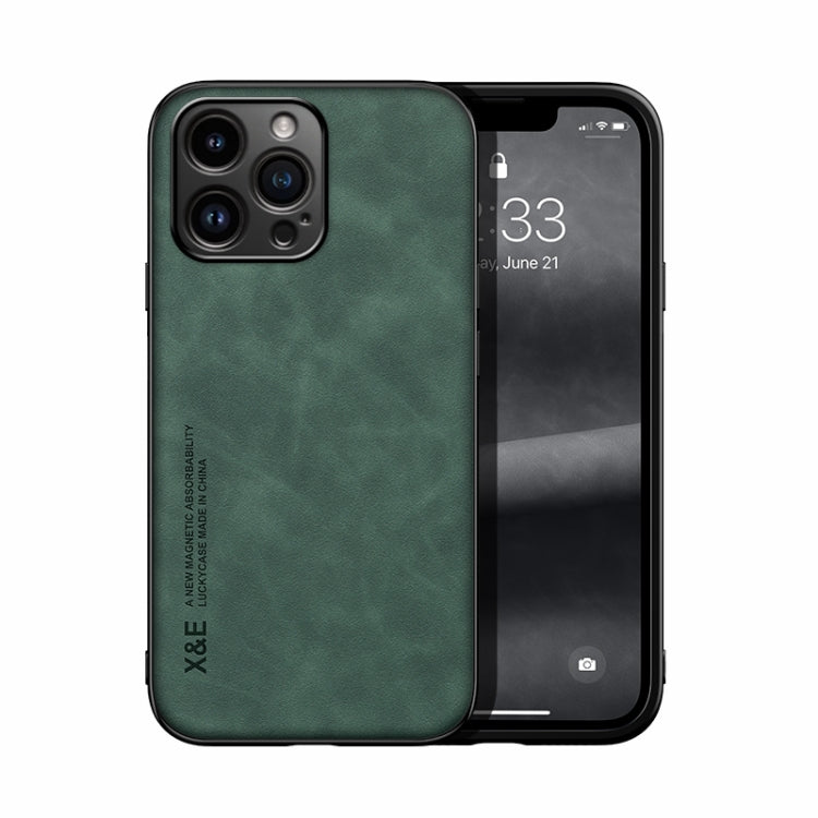 Custodia per telefono posteriore in pelle magnetica Skin Feel, For iPhone 17e / 16e, For iPhone 17 Pro Max, For iPhone 17 Pro, For iPhone 17, For iPhone Air, For iPhone 16 Pro Max