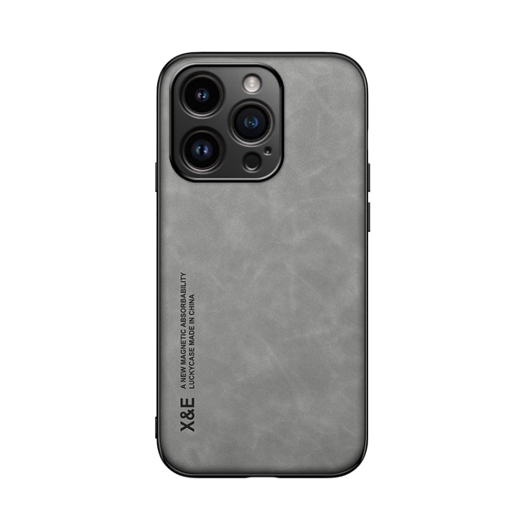 Custodia per telefono posteriore in pelle magnetica Skin Feel, For iPhone 16 Pro, For iPhone 15 Pro Max, iPhone 15 Pro, For iPhone 15 Plus, For iPhone 15, For iPhone 14 Plus