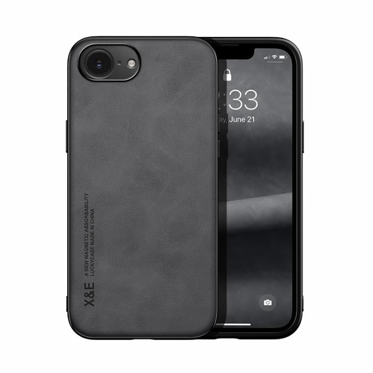 Custodia per telefono posteriore in pelle magnetica Skin Feel, For iPhone 17e / 16e, For iPhone 17 Pro Max, For iPhone 17 Pro, For iPhone 17, For iPhone Air, For iPhone 16 Pro Max